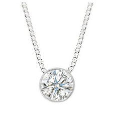 Diamond Solitaire Pendant